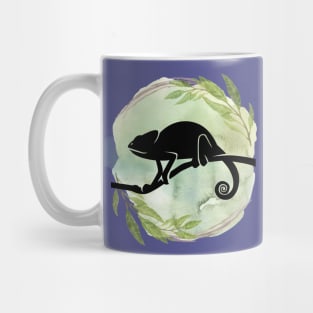 Chameleon silhouette Mug